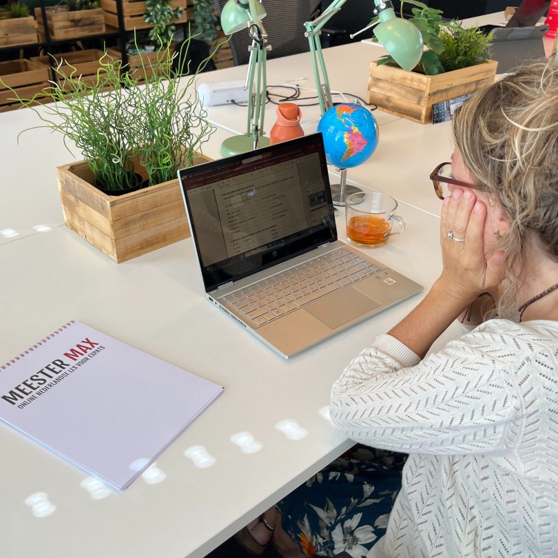 Meester Max, Dutch language school available online